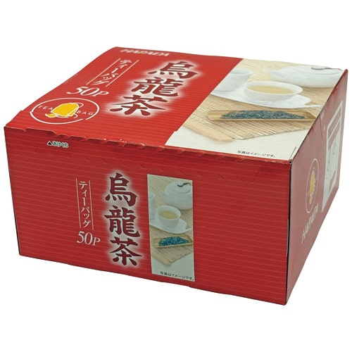 ハラダ製茶 ※ハラダ 徳用烏龍茶ティーバッグ 50パック/箱 ※軽(ご注文単位1箱)【直送品】
