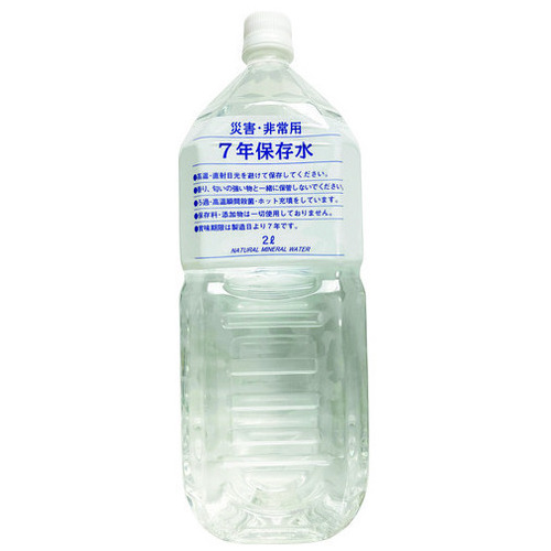 秩父源流水 ※災害・非常用7年保存水 2L 6本/箱 ※軽（ご注文単位1箱）【直送品】