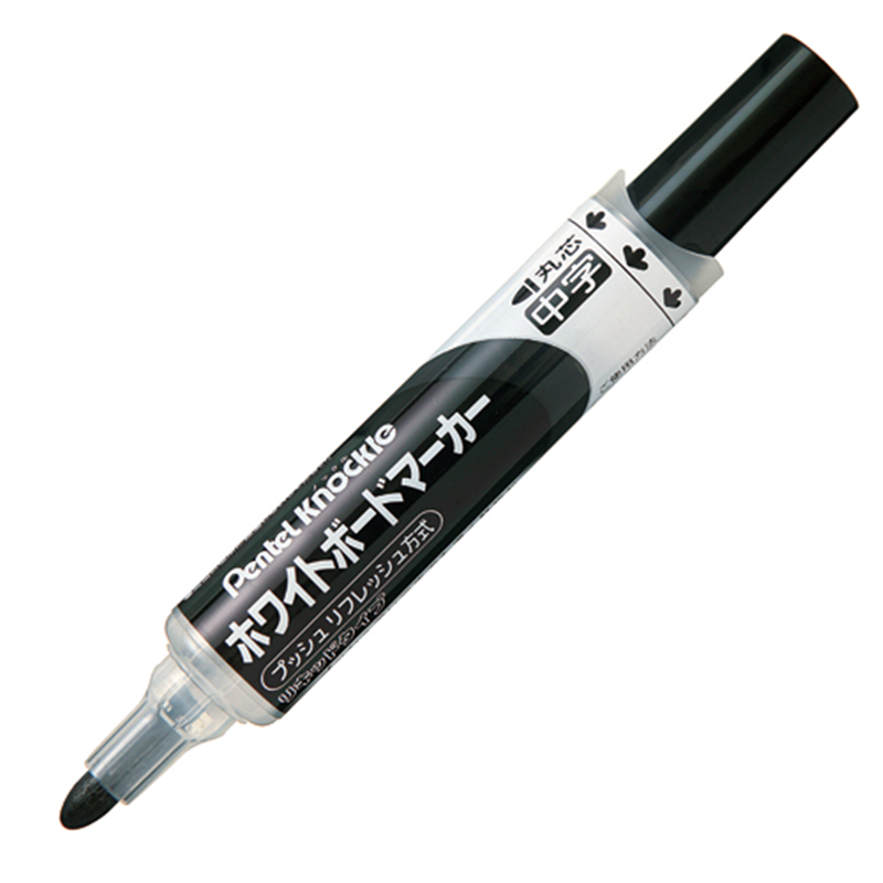 ぺんてる ノックル EMWLMXA 黒 10本 1個(ご注文単位1個)【直送品】