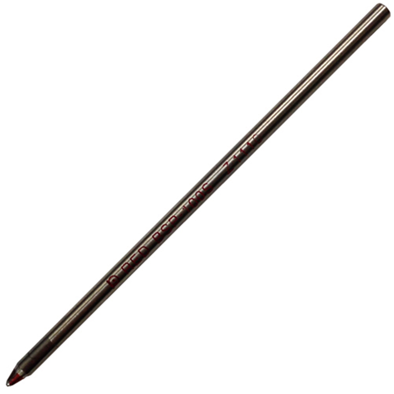 プラチナ万年筆 ボールペン替芯 BSP-100S#2 赤 10本入  1個（ご注文単位1個）【直送品】