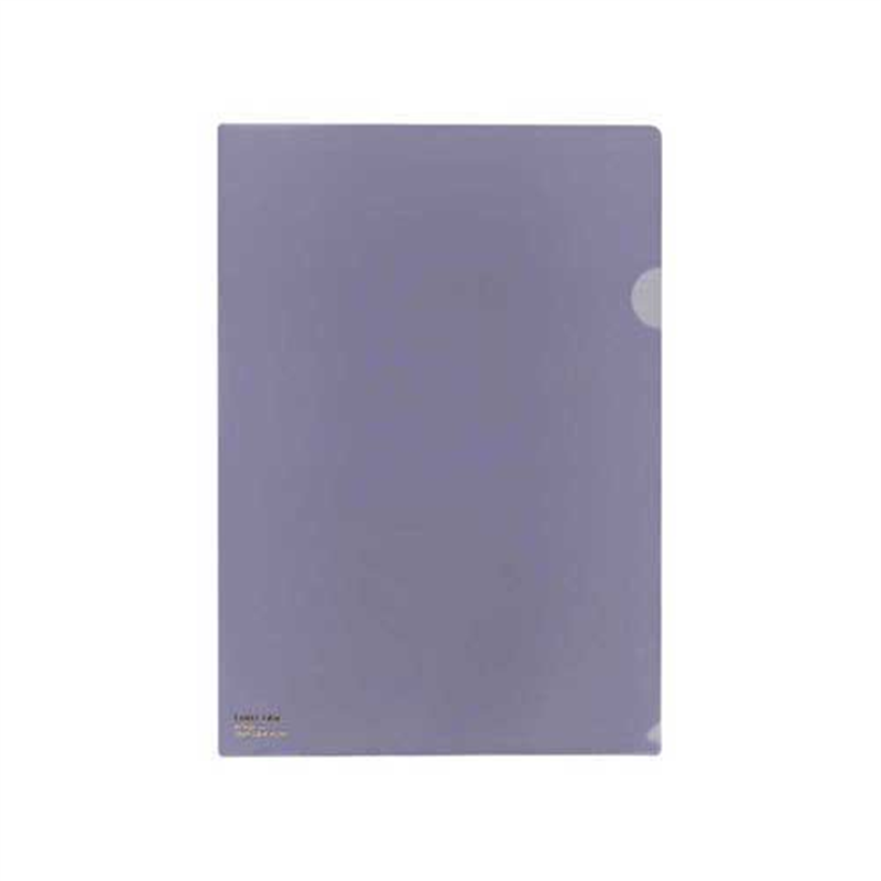 LIHITLAB クリヤーホルダー F-78-23 A4 青紫 5枚 1個(ご注文単位1個)【直送品】