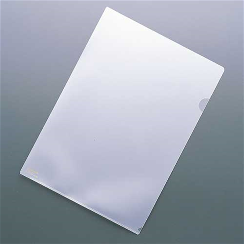 LIHITLAB クリヤーホルダー F-78B-1 B4 乳白 5枚 1個(ご注文単位1個)【直送品】