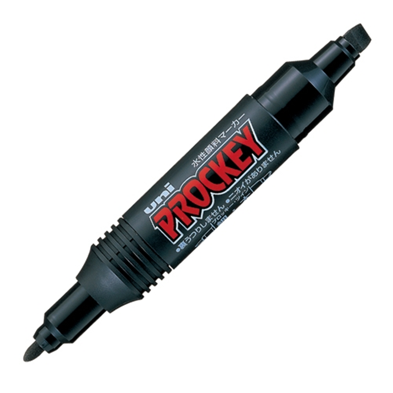 三菱鉛筆 プロッキー PM150TR.24 太細 黒 10本  1個（ご注文単位1個）【直送品】