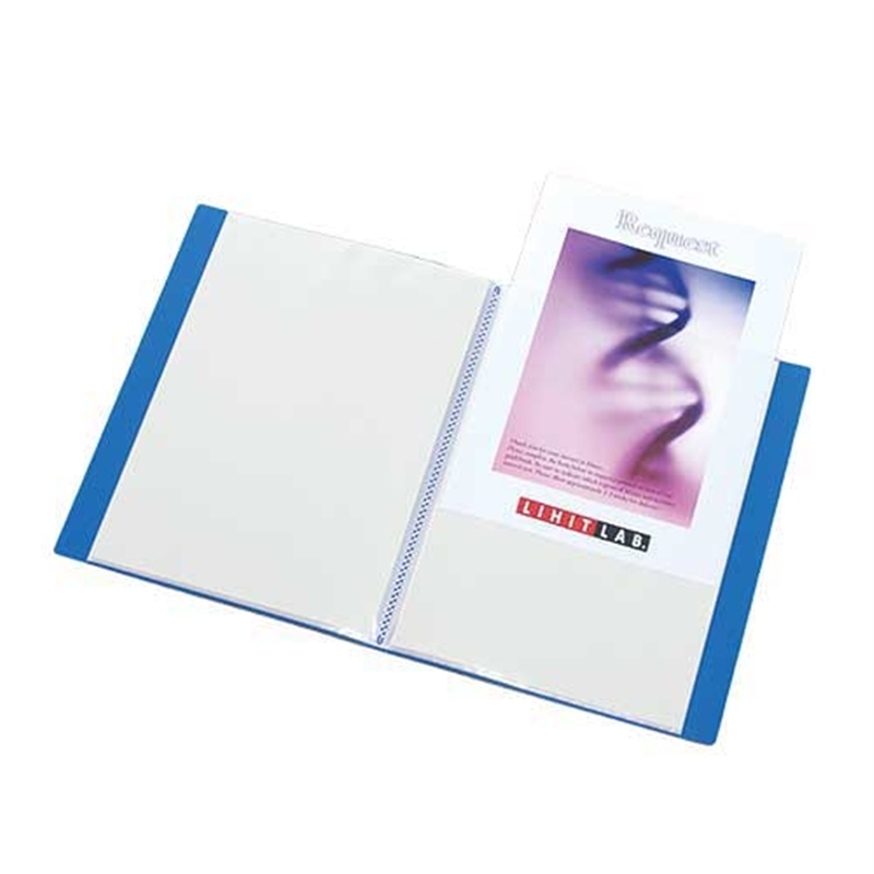 LIHITLAB クリヤーブック20P G3201-7 緑 10冊 1個(ご注文単位1個)【直送品】