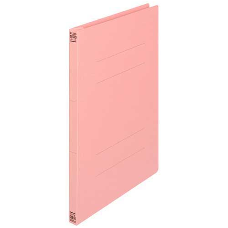 プラス フラットファイル 021N A4S ピンク 10冊  1個（ご注文単位1個）【直送品】