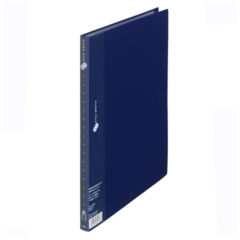 プラス クリアファイル20P FC-122EL A4S NV 10冊  1個（ご注文単位1個）【直送品】