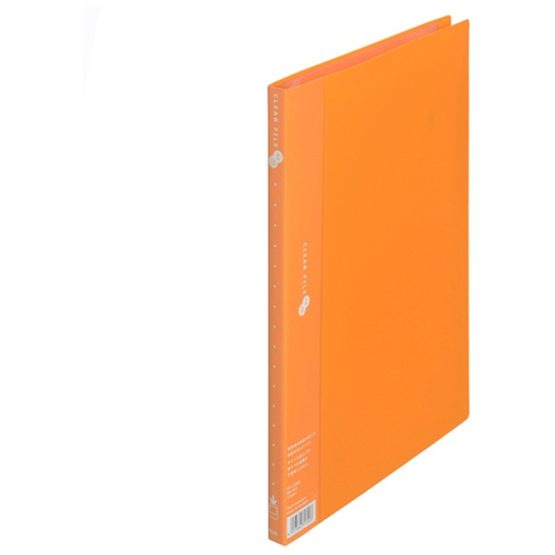 プラス クリアファイル20P FC-122EL A4S 黄 10冊  1個（ご注文単位1個）【直送品】