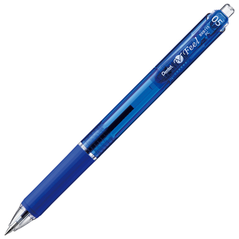 ぺんてる フィール0.5 青 BXB115-C 10本  1個（ご注文単位1個）【直送品】