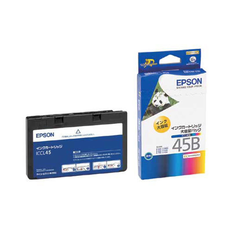 EPSON IJカートリッジ ICCL45B 大容量 1個(ご注文単位1個)【直送品】