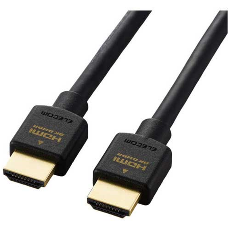 エレコム Ultra HDMIケーブル 2m DH-HD21E20BK2  1個（ご注文単位1個）【直送品】