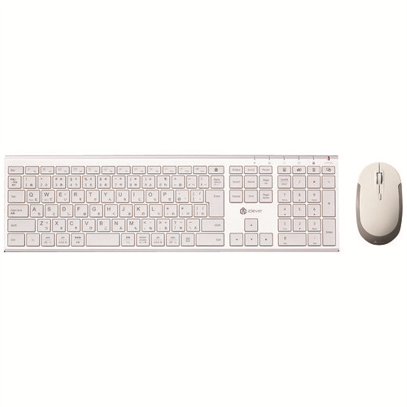 iClever 無線フルキーボード&マウスIC-BK23Combo-SW 1個（ご注文単位1個）【直送品】