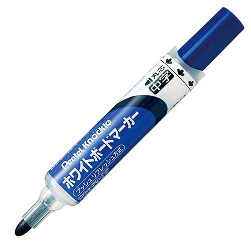 ぺんてる ボードマーカーノックル EMWLM-C 中字 青  1個（ご注文単位1個）【直送品】