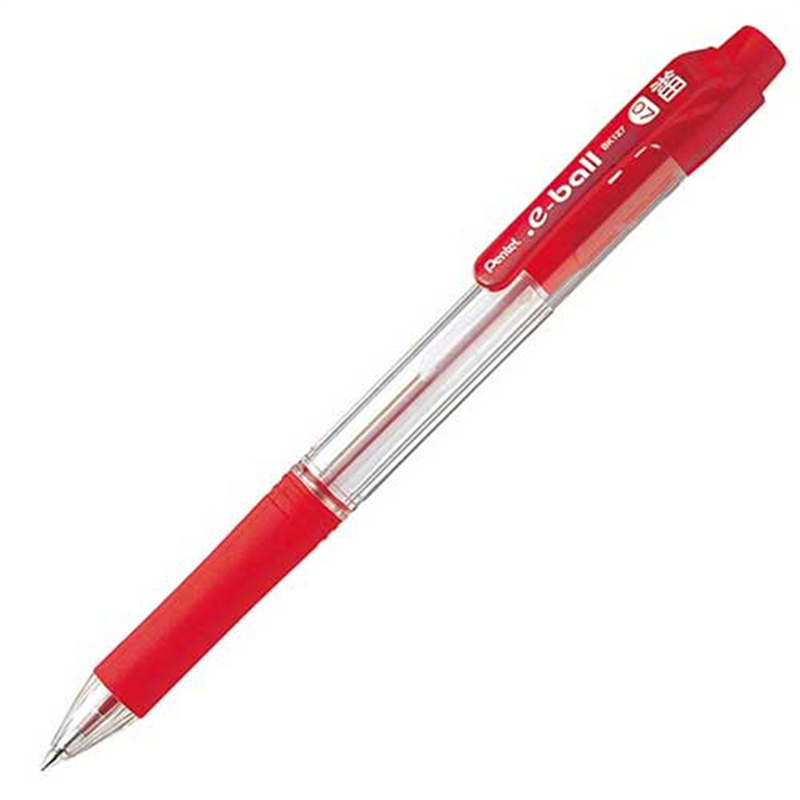 ぺんてる ドット･イー ボール0.7 BK127-B 赤  1個（ご注文単位1個）【直送品】