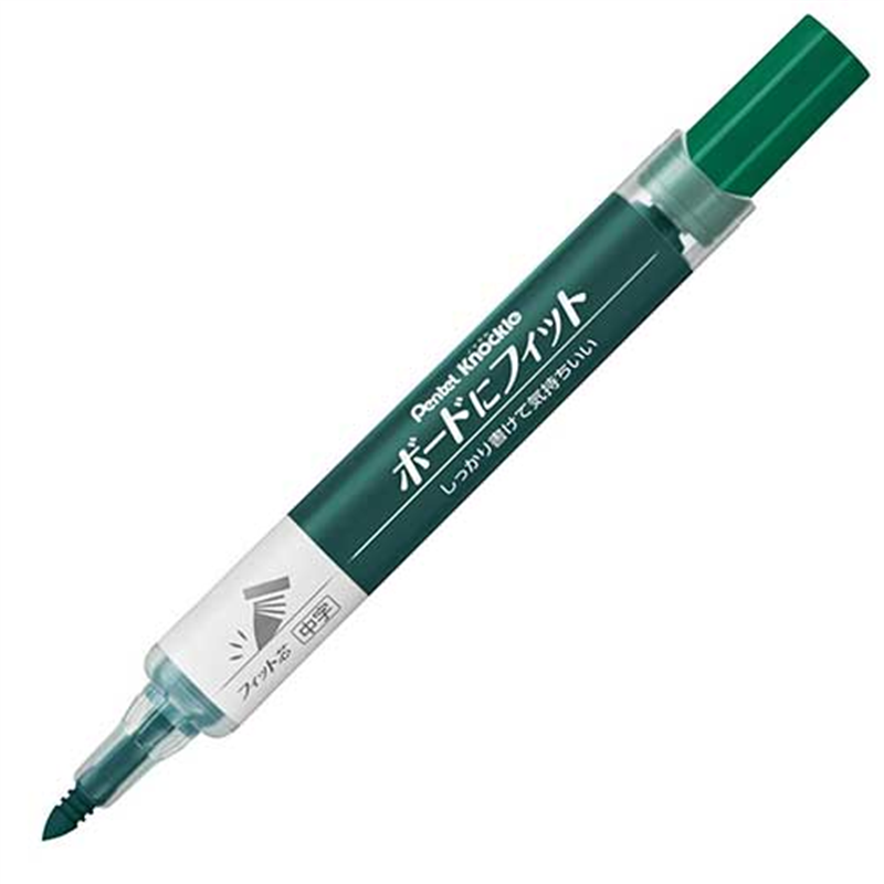 ぺんてる ボードマーカーノックル EMWL5SBF-D 中字緑 1個（ご注文単位1個）【直送品】