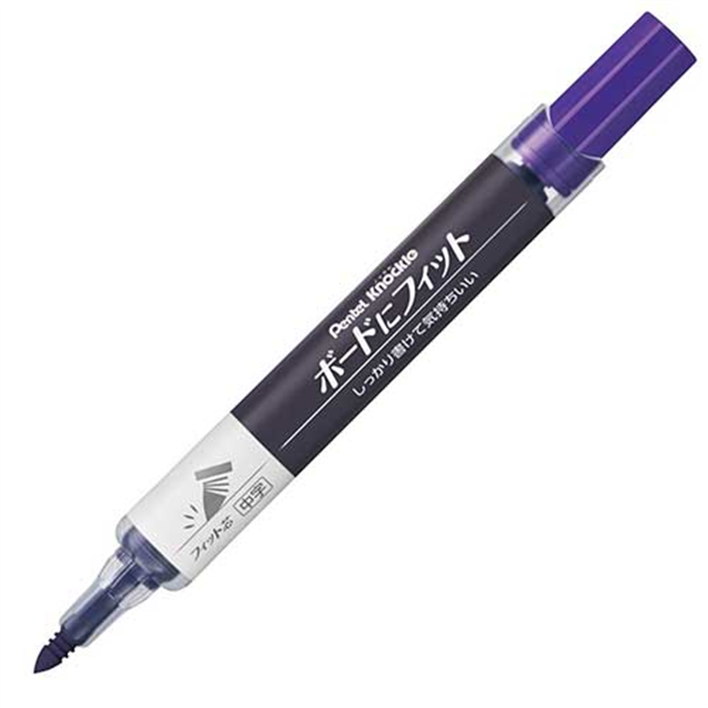 ぺんてる ボードマーカーノックル EMWL5SBF-V 中字紫 1個（ご注文単位1個）【直送品】