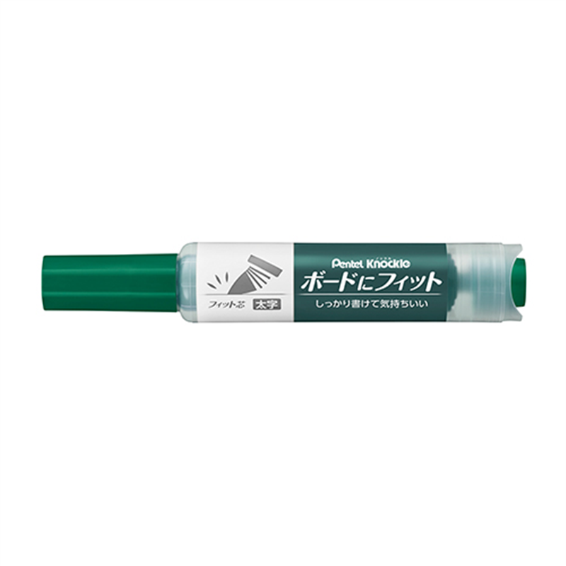 ぺんてる ボードマーカーノックル EMWL5BF-D 太字緑  1個（ご注文単位1個）【直送品】