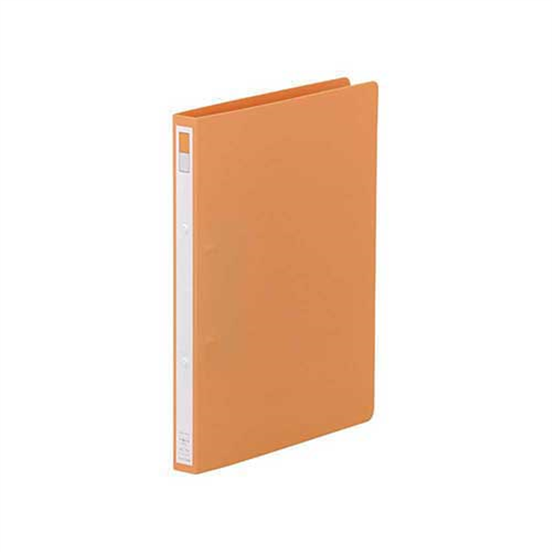 LIHITLAB リングファイル F-867-3 A4S 27mm 橙 1個(ご注文単位1個)【直送品】
