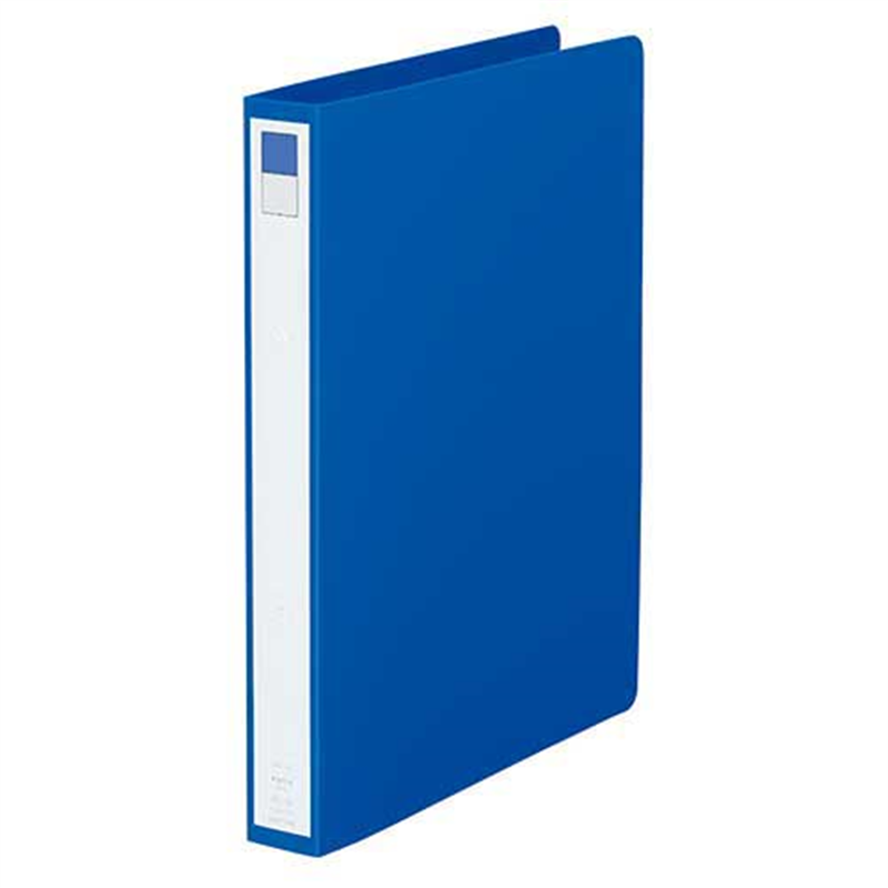 LIHITLAB リングファイル F-877-9 A4S 36mm 藍 1個(ご注文単位1個)【直送品】