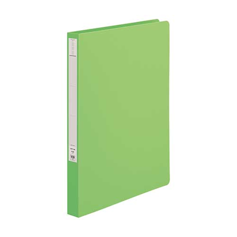 LIHITLAB パンチレスファイルZ式 F-367-5 A4S 黄緑  1個（ご注文単位1個）【直送品】