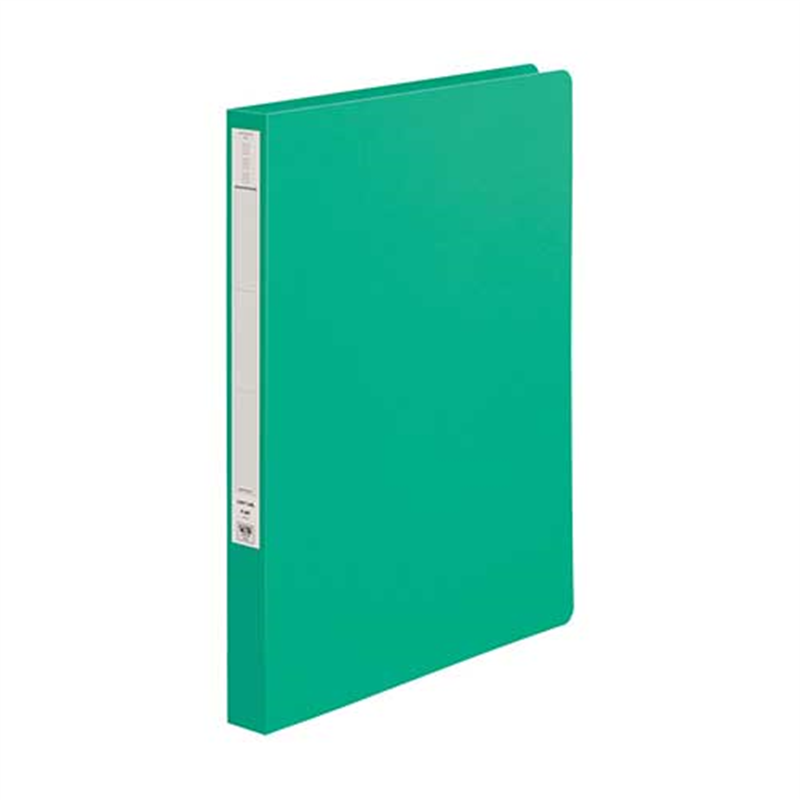 LIHITLAB パンチレスファイルZ式 F-367-6 A4S 緑  1個（ご注文単位1個）【直送品】