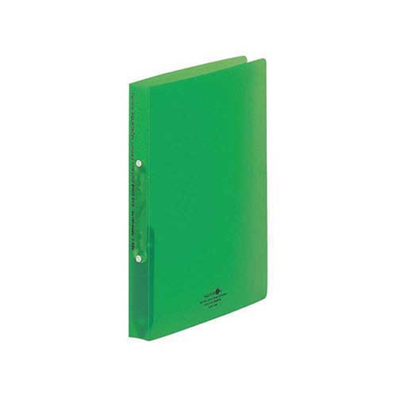 LIHITLAB ツイストリングファイルA4S F-5005-6 黄緑  1個（ご注文単位1個）【直送品】