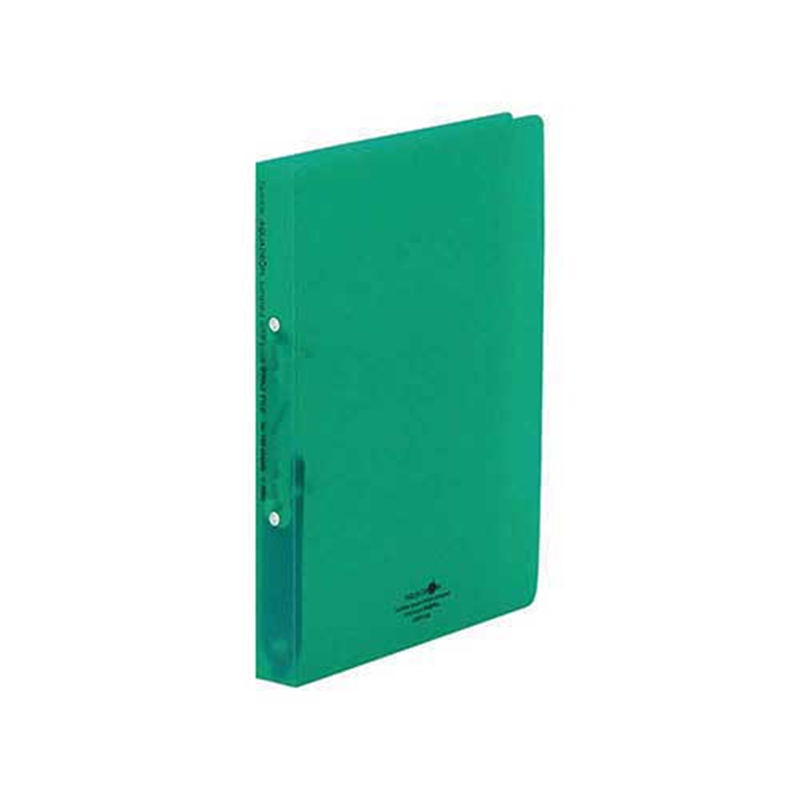 LIHITLAB ツイストリングファイルA4S F-5005-7 緑  1個（ご注文単位1個）【直送品】