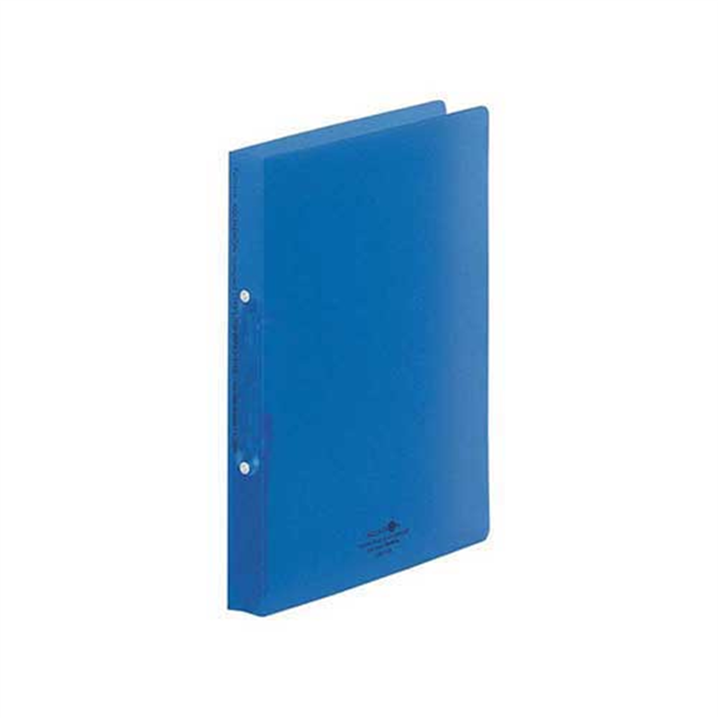 LIHITLAB ツイストリングファイルA4S F-5005-8 青  1個（ご注文単位1個）【直送品】