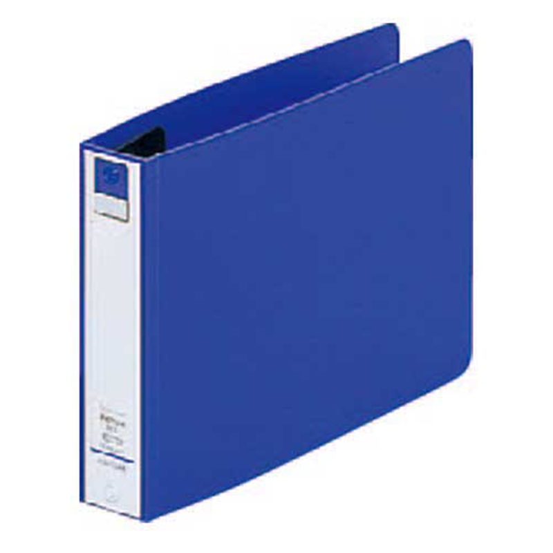 LIHITLAB リングファイル F-870U-8 B6E 36mm青  1個（ご注文単位1個）【直送品】
