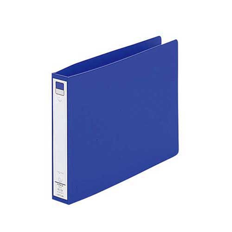 LIHITLAB リングファイル F-873U-8 B5E 36mm 青  1個（ご注文単位1個）【直送品】