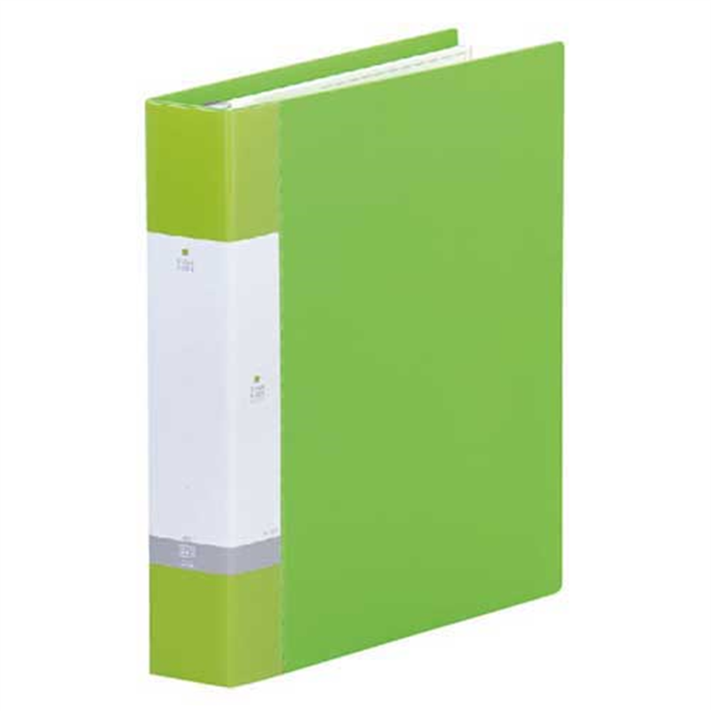 LIHITLAB クリヤーブック リクエストG3806-6 A4S黄緑 1個(ご注文単位1個)【直送品】