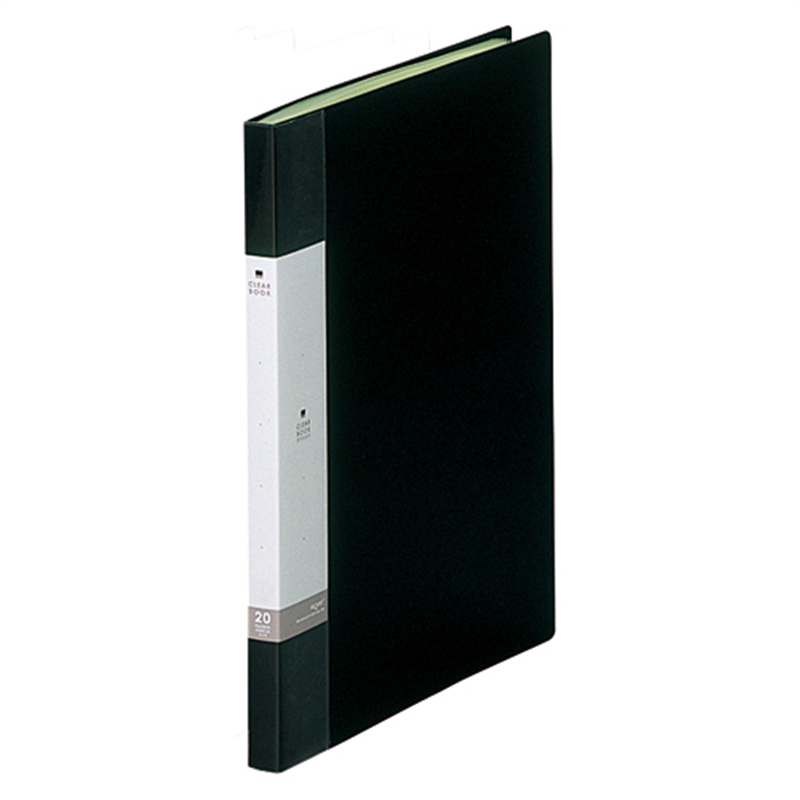 LIHITLAB クリヤーブック リクエスト20P G3201-24 黒 1個(ご注文単位1個)【直送品】