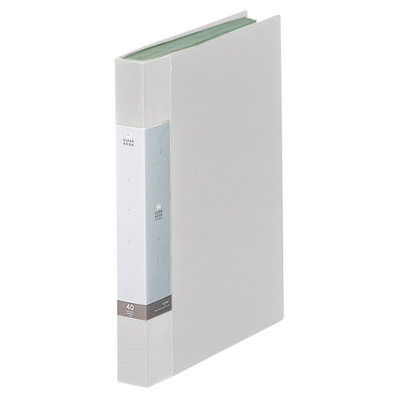 LIHITLAB クリヤーブック リクエスト40P G3202-0 白 1個(ご注文単位1個)【直送品】