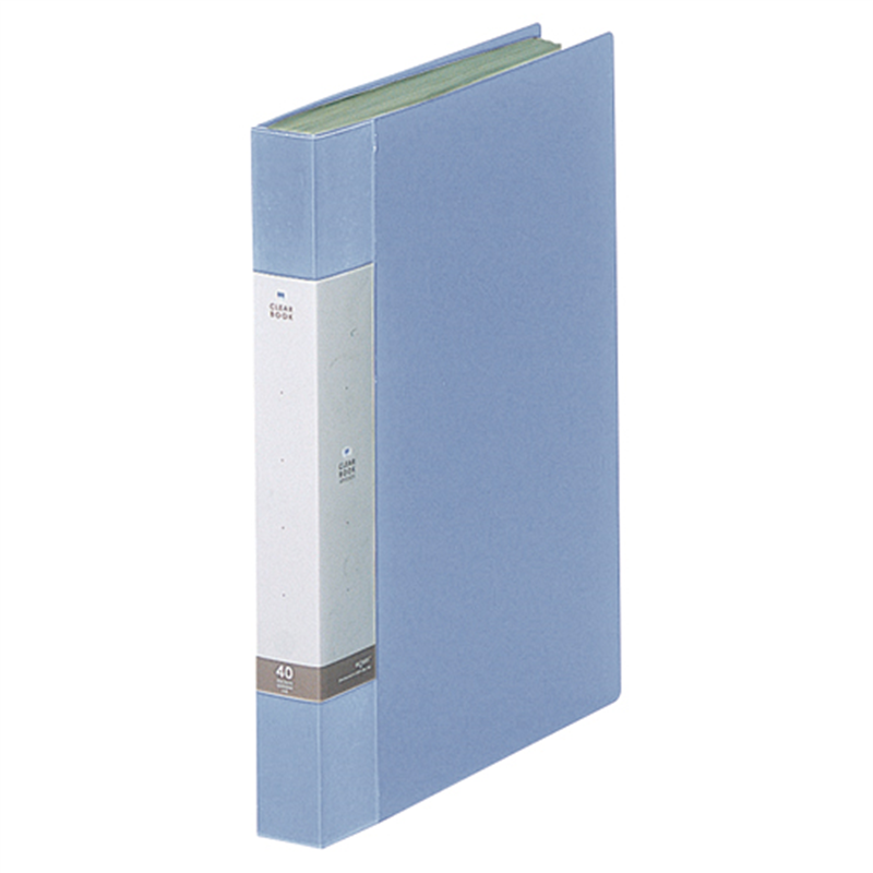 LIHITLAB クリヤーブック リクエスト40P G3202-14 水 1個(ご注文単位1個)【直送品】