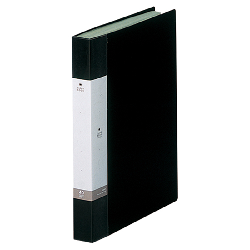 LIHITLAB クリヤーブック リクエスト40P G3202-24 黒 1個(ご注文単位1個)【直送品】