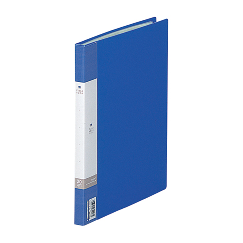 LIHITLAB クリヤーブック リクエスト G3207-8 B5S 青 1個(ご注文単位1個)【直送品】