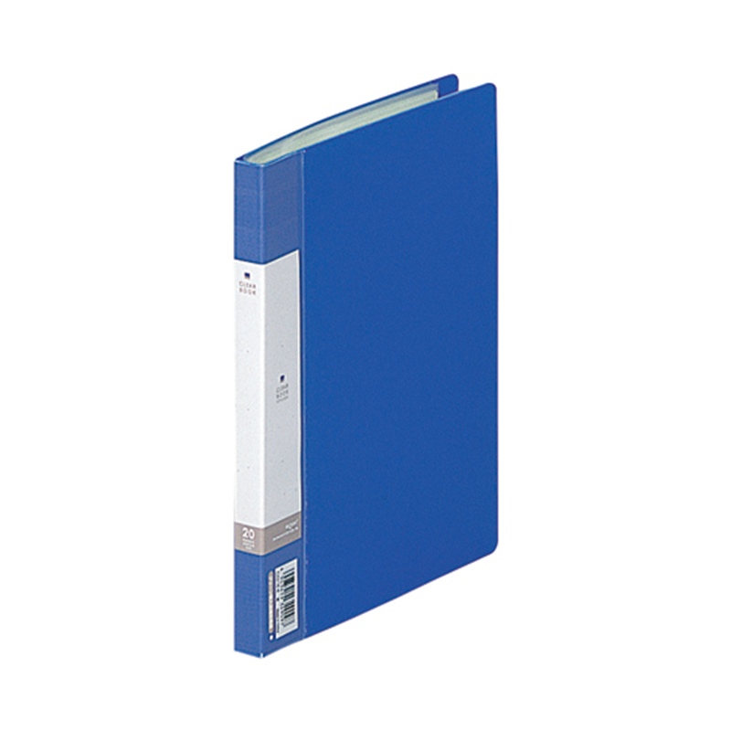 LIHITLAB クリヤーブック リクエスト G3216-8 A5S 青 1個(ご注文単位1個)【直送品】