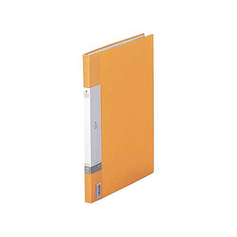 LIHITLAB クリヤーブック G3401-5 A4/A3 40P 黄 1個(ご注文単位1個)【直送品】