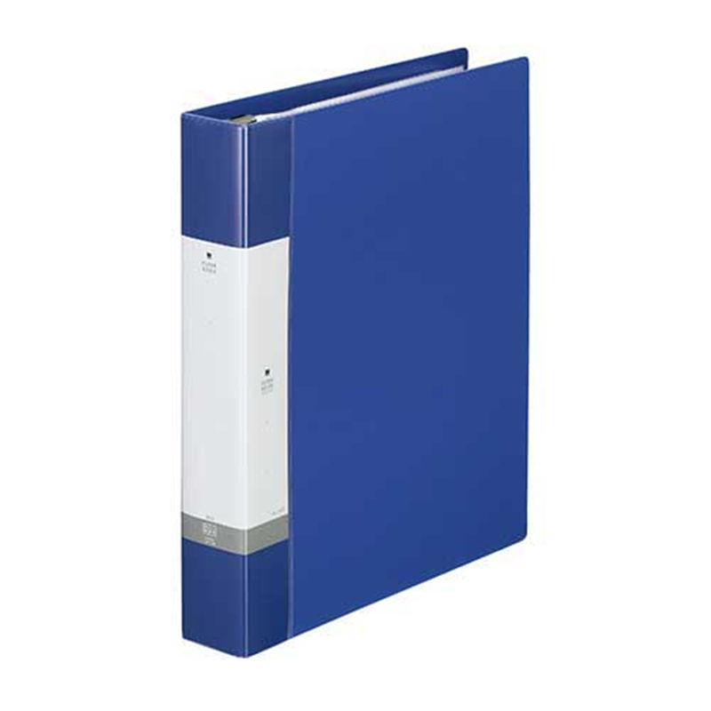 LIHITLAB クリヤーブック リクエスト G3803-8 A4S 青 1個(ご注文単位1個)【直送品】
