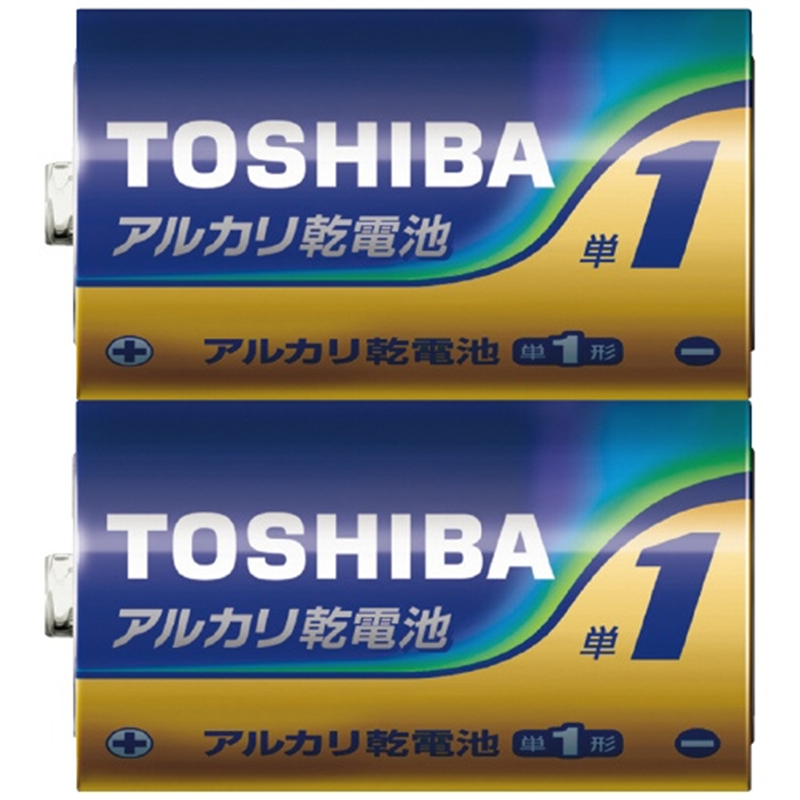 東芝 東芝アルカリ乾電池 単1形 2本×50パック  1個（ご注文単位1個）【直送品】