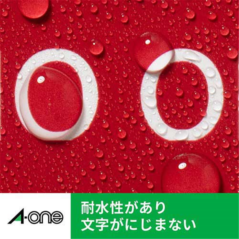 エーワン 屋外用サインラベルA3 31033 白ツヤ消5枚 1個(ご注文単位1個)【直送品】