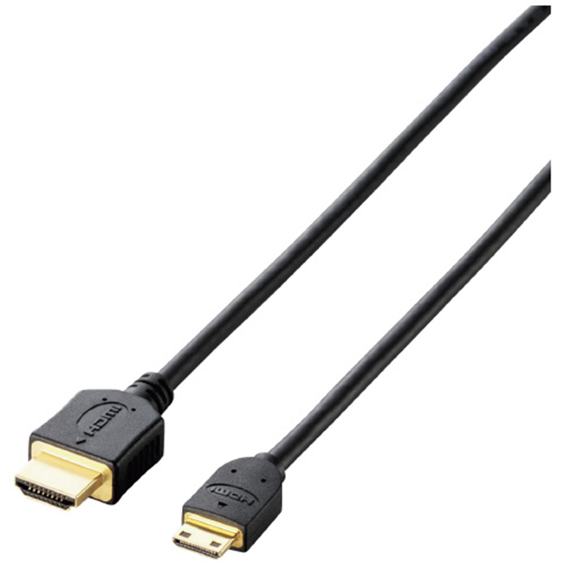エレコム HDMI-miniHDMIケーブル 1.5m DH-HD14EM15BK 1個（ご注文単位1個）【直送品】