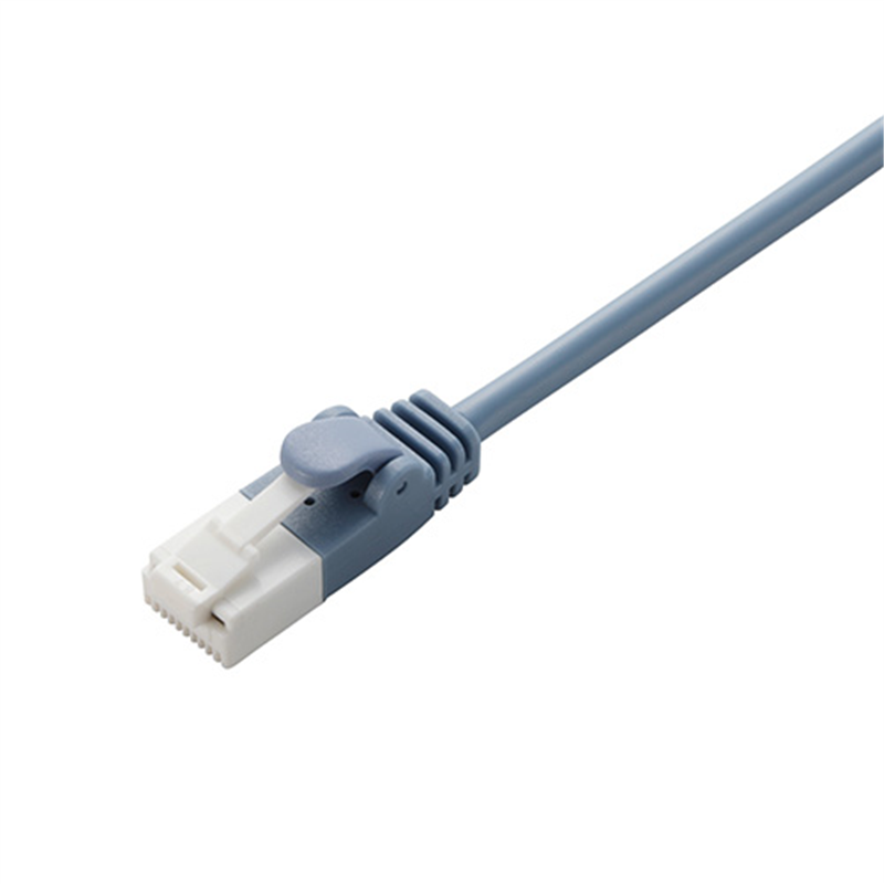 エレコム LANケーブルやわらかCat6 1mLD-GPYT/BU10 1個(ご注文単位1個)【直送品】