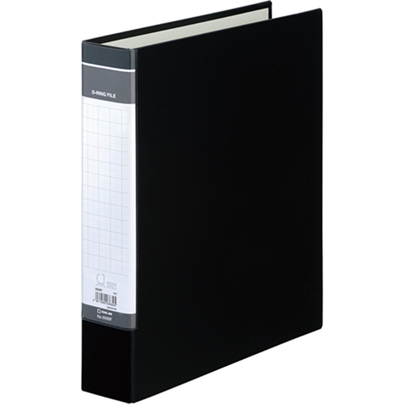 キングジム DリングファイルBF 黒 609BF-BK 1個(ご注文単位1個)【直送品】
