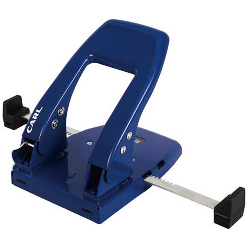 カール事務器 2穴パンチ SD-WJ45-B ブルー 穿孔枚数45枚 1個（ご注文単位1個）【直送品】