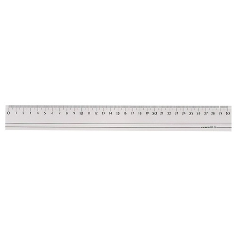 西敬 スモーク定規 RSR-30B 30cm 1個(ご注文単位1個)【直送品】
