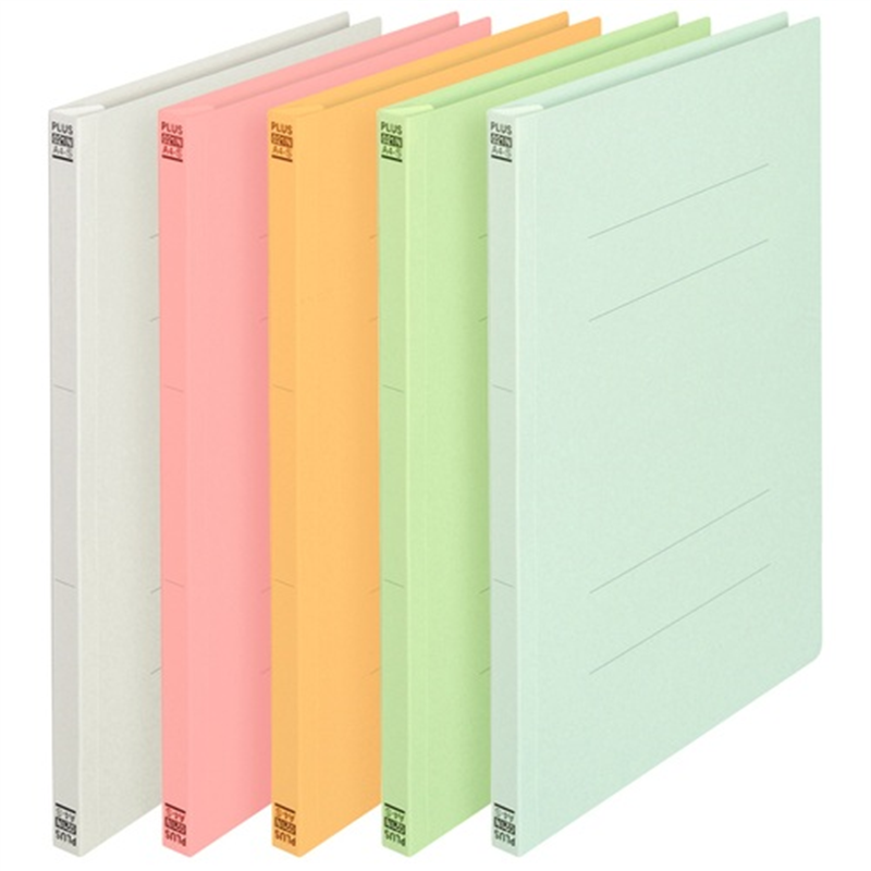 プラス フラットファイル 025NP A4S 色込 5冊 1個(ご注文単位1個)【直送品】