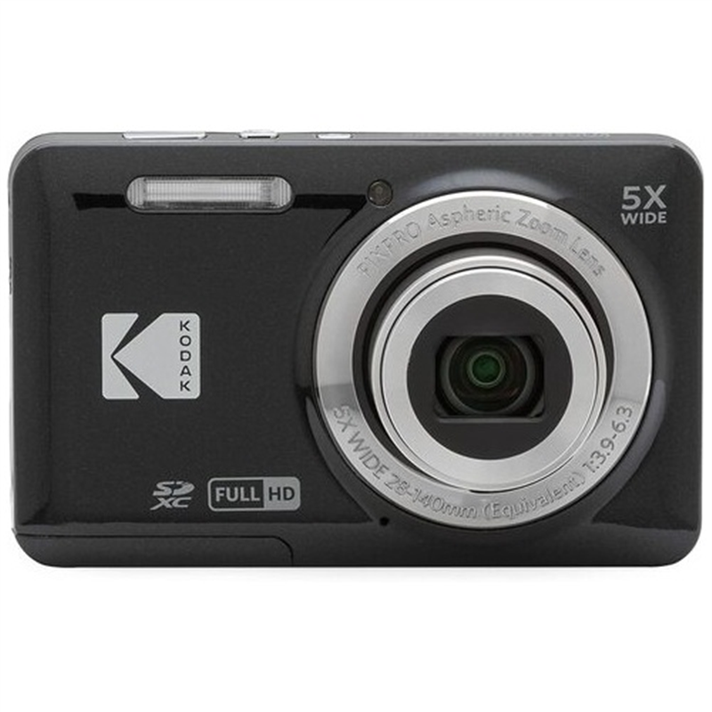 コダック コンパクトデジタルカメラ FZ55BK ブラック 1個(ご注文単位1個)【直送品】