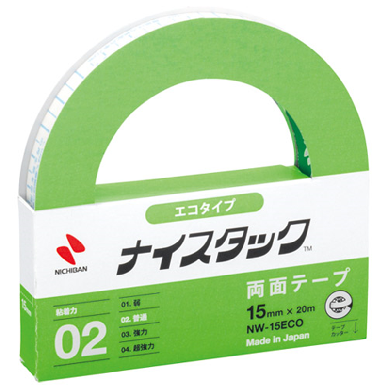ニチバン ナイスタックエコ NW-15ECO 15mm×20m  1個（ご注文単位1個）【直送品】