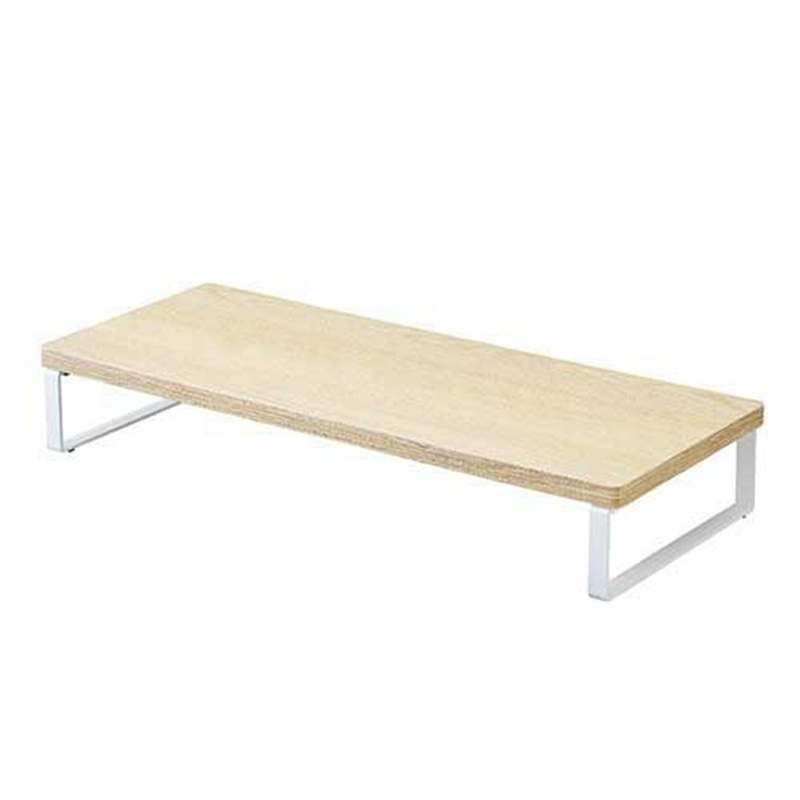 LIHIT LAB. MDF机上台 幅500mm A8002-35 ナチュラル 1個(ご注文単位1個)【直送品】