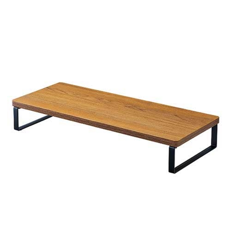 LIHIT LAB. MDF机上台 幅500mm A8002-9 ブラウン 1個(ご注文単位1個)【直送品】